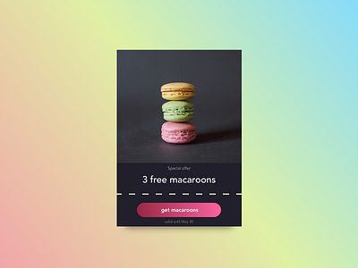 redeem coupon - dailyUi 061