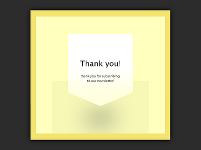 thank you - dailyUi 077 daily ui challenge dailyui dailyui077 thank you