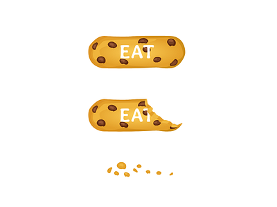button - dailyUi 083 button cookie daily ui challenge dailyui dailyui083 eat cookie