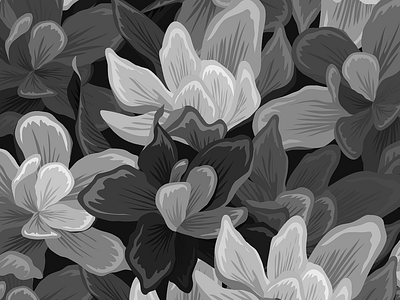 Floral illustrated background abstract art background design flat flower glass handmade illustration leaf modern nature pattern portfolio shine sketch style texture vector vintage