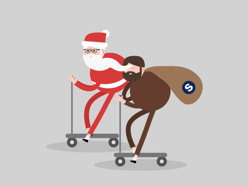 Santa Claus Animation agencylife animation character motion design santa station