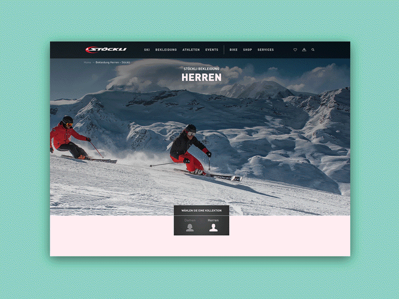 Pfister Website login form ski season website