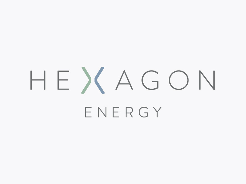 Hexagon Energy | Final Logo solar energy renewable energy typography modern simple logo identity branding