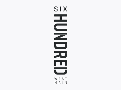 Six Hundred West Main | Logo