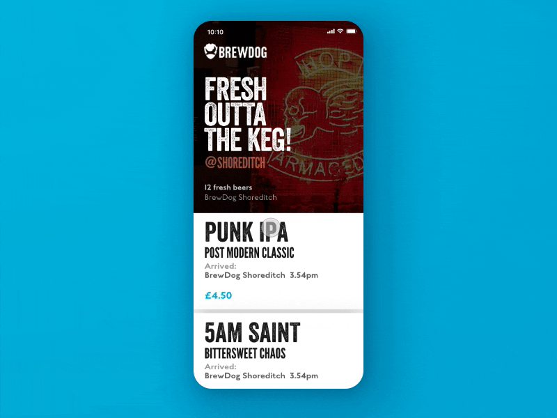 BrewDog Animation ale animation app beer brewdog design flinto list listing motion sketch sketchapp ui ux
