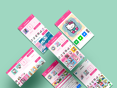 Storygif app design app design colour palette flow design ui design