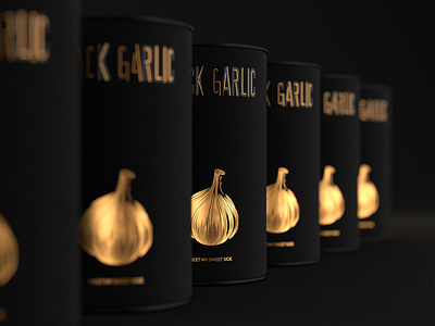 OPG Balic_Black garlic agriculture black garlic branding branding design design illustration package design vector visual identity