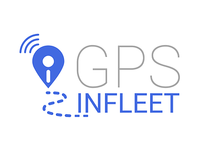Gps Infleet brand creative design gps logo logo design ui unique website