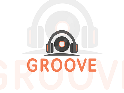 Groove : music logo logo designer logo. flat logo music logo ui design