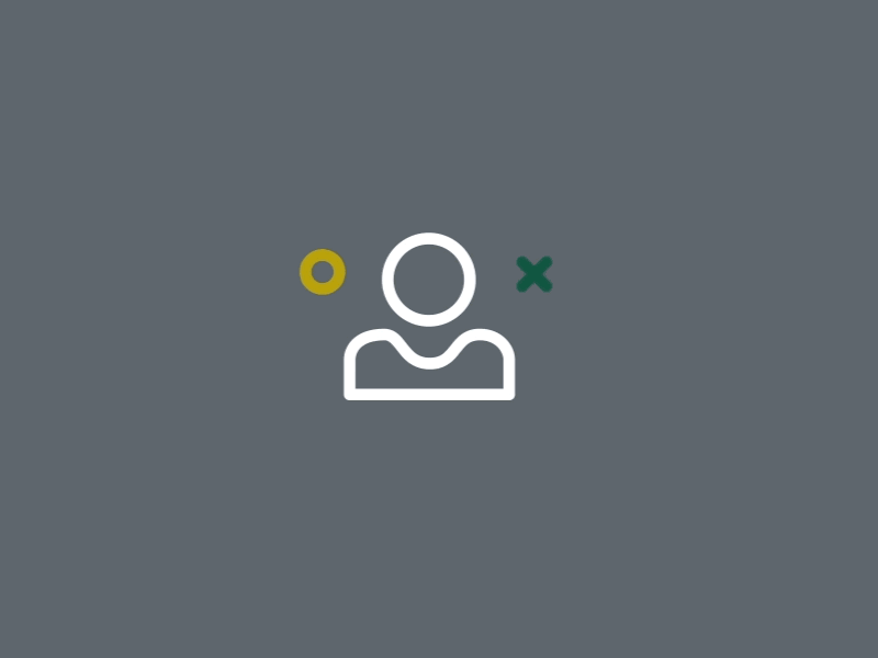 User Icon To Medal user icon motion design pop animation medal