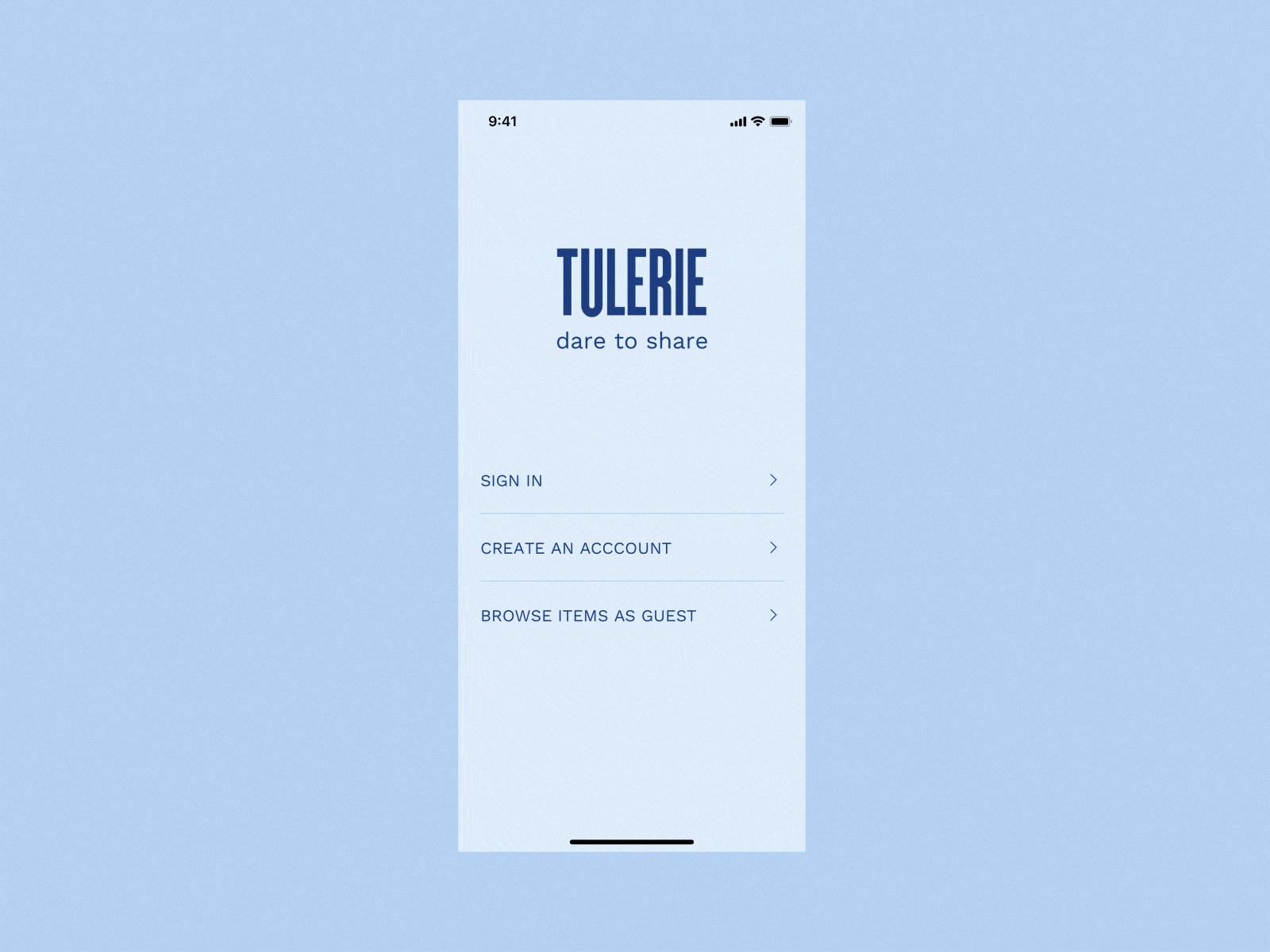 Tulerie App Redesign