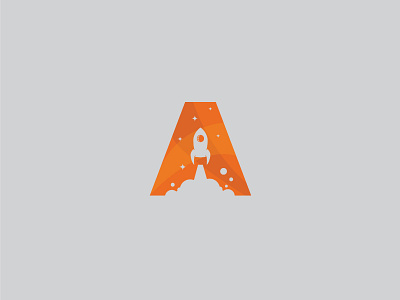 Astroloft Logo a letter logo mark vector