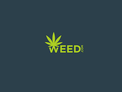 Weed.com a brand design gradient letter logo logos mark new vector