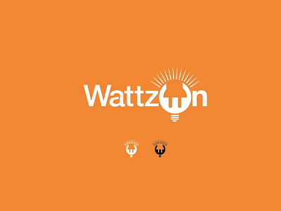 WattzOn a brand design gradient letter logo logos mark new vector