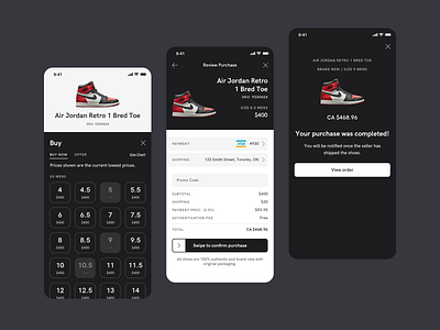 Buy Sneaker Flow mobile app design mobile ui nike shoes sneaker sneaker app ui design
