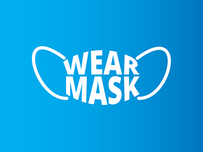 corona virus face mask logo ai branding illustration logo logo design minimal vector wear mask wearable