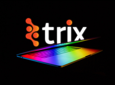 Trix Tech Logo Branding ai application branding design futuristic illustration logo logos minimal vector