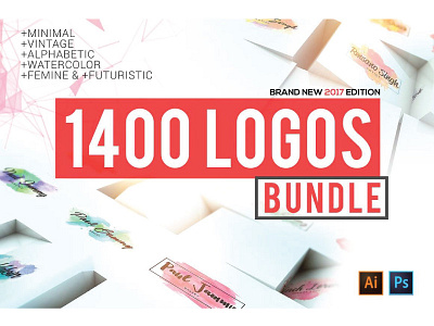 1400 Logos Brand New 2017 Bundle