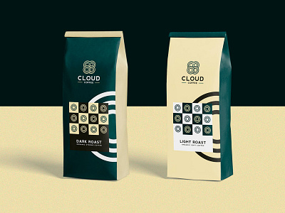 Cloud Coffee brand brand identity cloud coffe coffee dark roast logo logotype packaging roaster