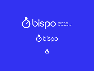 Bispo - Occupational Medicine bishop blue brand brand identity branding design health logo logotype medicine