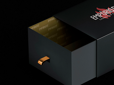 Empório DT - Brand identity barbecue black box brand brand identity logo logotype packaging steak