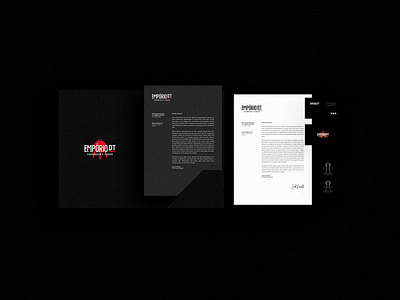 Empório DT - Brand identity black brand brand identity branding card logo logotype paper stationery