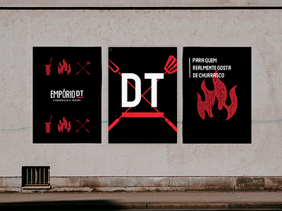 Empório DT - Brand identity black brand brand identity logo logotype poster poster design