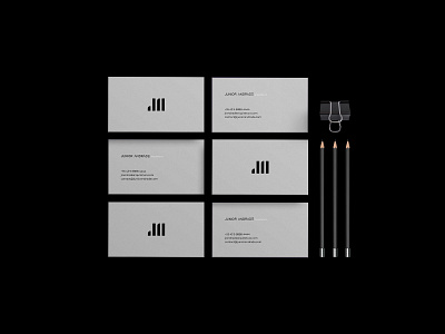 Junior Andrade Architecture - Brand identity architecture archte black brand brand identity business card card logo logotype