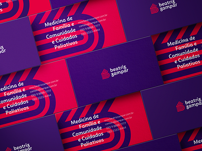 Beatriz Zampar - family and community doctor. brand brand identity doctor health logo medicine purple