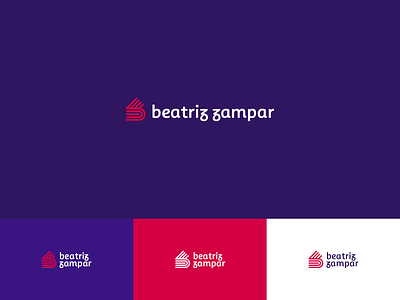 Beatriz Zampar - family and community doctor. brand brand identity doctor health logo logotype medicine purple