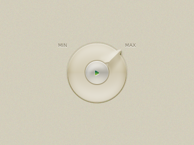 Simple music player player simple volume control