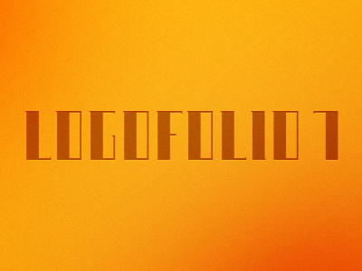 LOGOFOLIO 1 font logo logofolio logotype typography