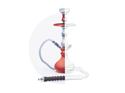 Hookah Sketch illustration art branding design dribble hookah icon illustration illustrations image noise ui vector