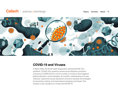 Caltech / Understanding COVID-19 by Matt Chinworth on Dribbble