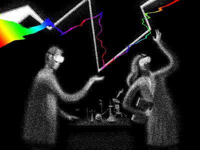 Bending The Rules Of Light black and white color experiment lab light particles photon ray science scientists spectrum