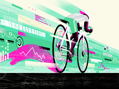 Phantastic Lab / Formula for Speed athletics bicycle bike cycling data data visualization editorial illustration info infographic infographics information race speed sports