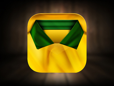 Brazil Soccer Shirt Icon