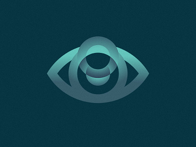 Eye | Logo Exploration #001 ai blue brand branding exploration eye illustrator logo mark