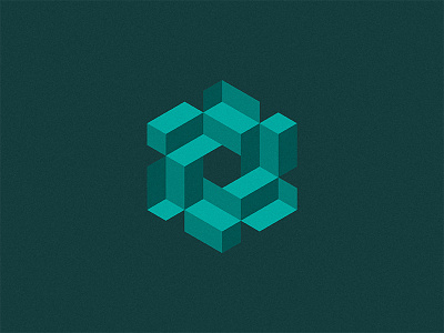 Hexagon | Logo Exploration #003 ai blue brand branding exploration illustrator logo mark