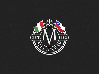 Milanese | Branding ai black brand branding chilean exploration illustrator italean logo mark wine