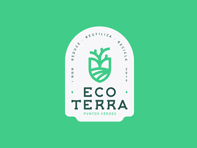 Eco Terra | Branding ai brand branding eco eco-friendly illustrator logo mark recycle