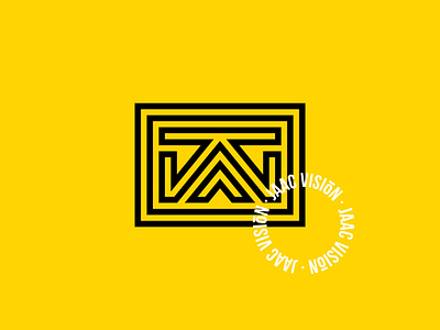 JAAC VISIÓN | Brand ai black brand branding chilean illustrator lineart linework logo mark yellow