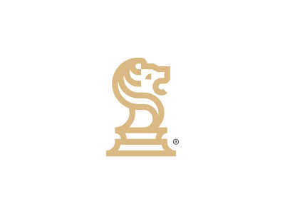 Brand | Social Polithinks ai brand branding gold illustrator león lineal lion logo mark