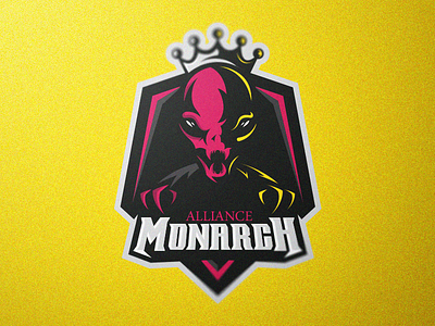 Monarch branding caelum esport identity logo logotype mascot sport
