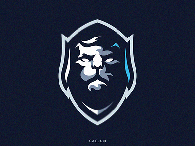 Lion branding caelum esport identity logo mascot sport