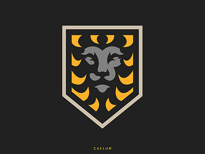 Lion branding caelum esport identity logo mascot sport