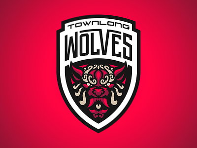 Townlong Wolves branding esport esports identity illustration logo logotype mascot sport sports