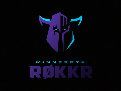 Minnesota RØKKR branding caelum esport icon identity illustration logo logotype mascot sport