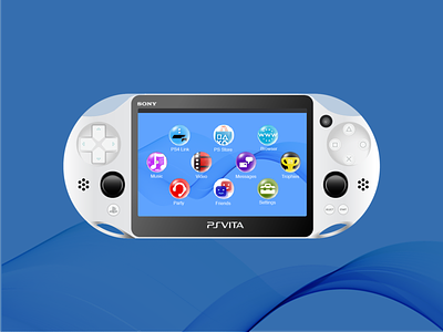 Playstation Vita design illustration product psvita vita
