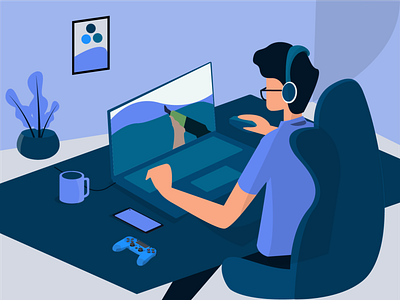 Gamer Dudes by Daniel Harries on Dribbble